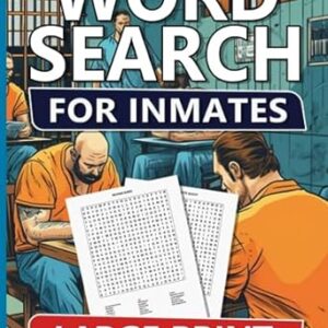 Word Search Book For Inmates Men: Easy, Medium & Hard Puzzles For Adults With Solutions, Fun And Brain-challenging Puzzle Activity