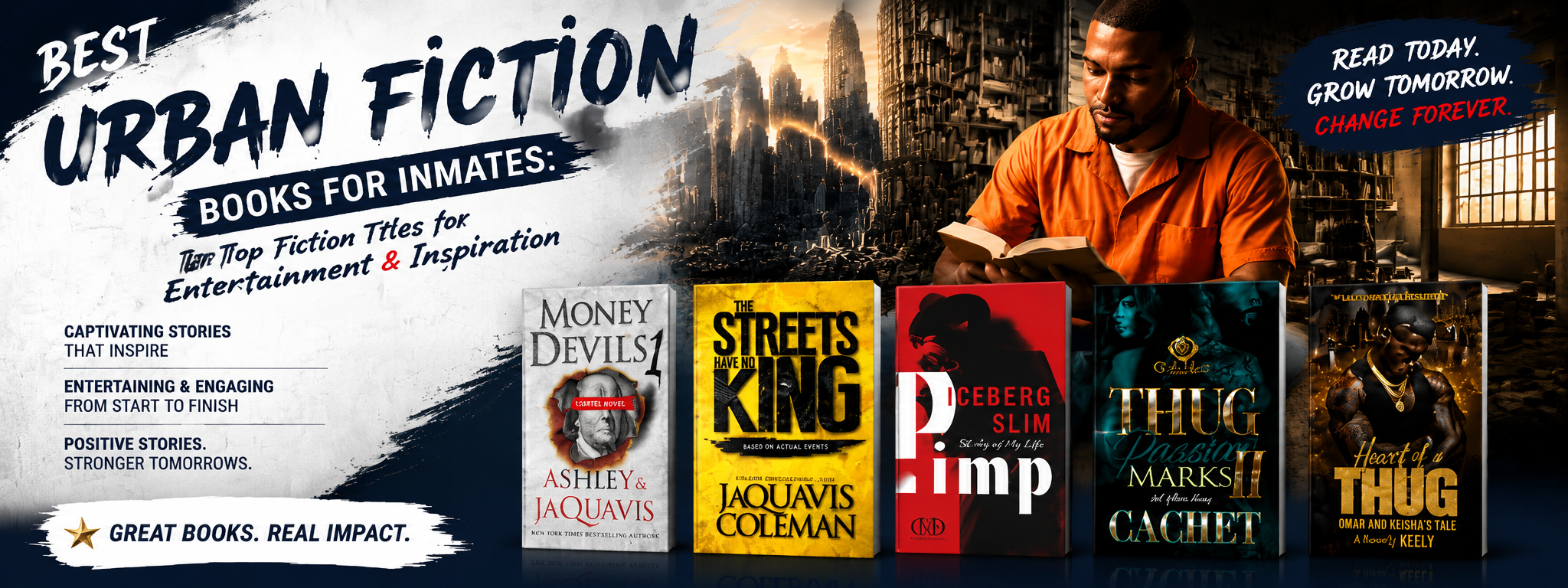 Best Urban Fiction Books for Inmates: Top Fiction Titles for Entertainment and Inspiration