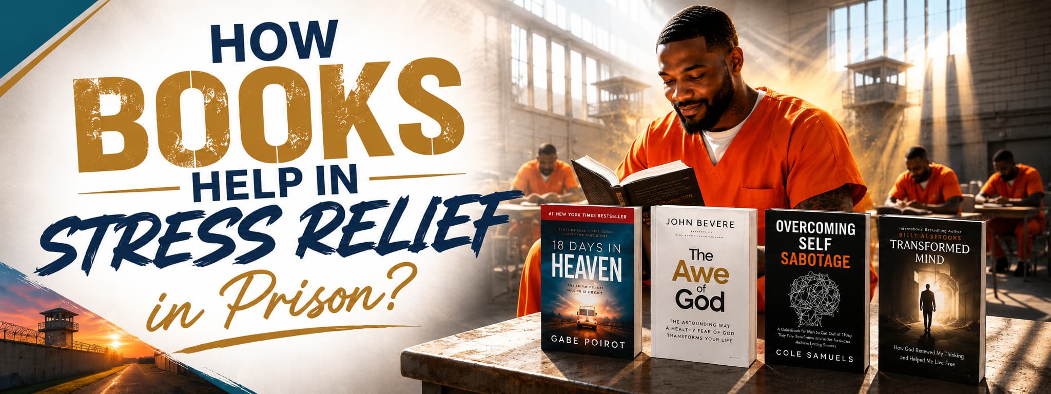 How Books Help in Stress Relief and Improve Mental Focus in Prison