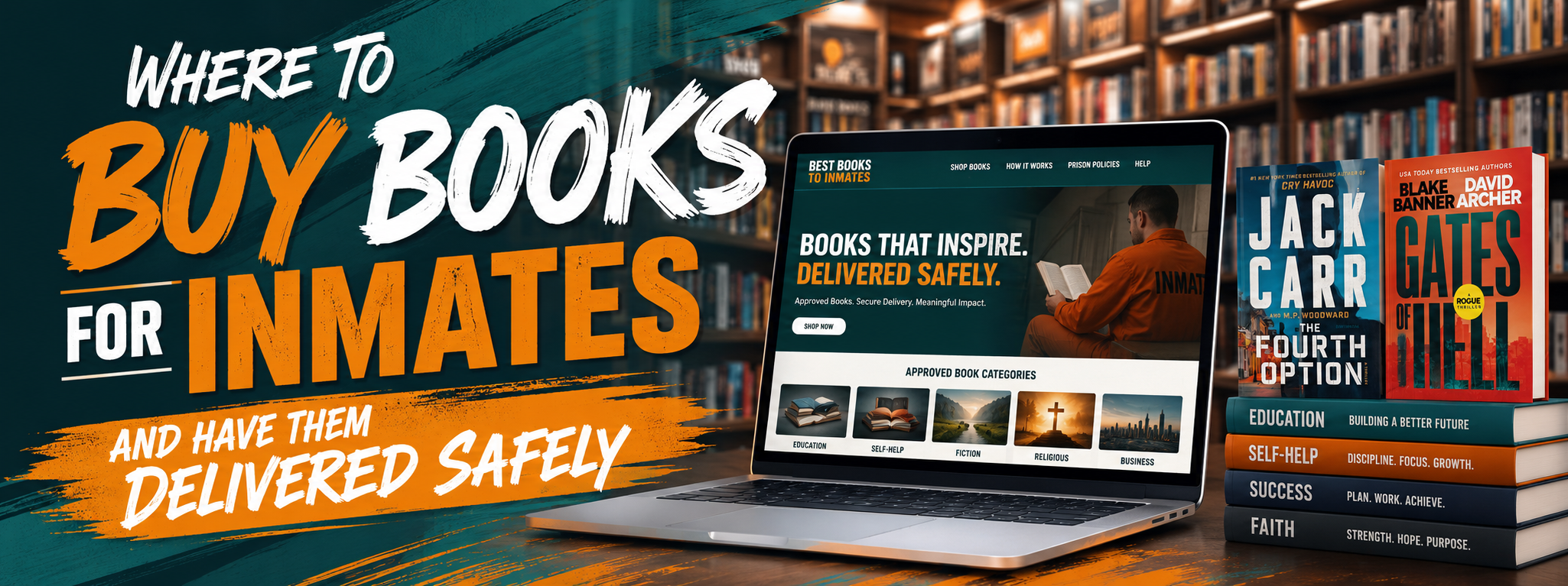 Where to Buy Books for Inmates and Have Them Delivered Safely